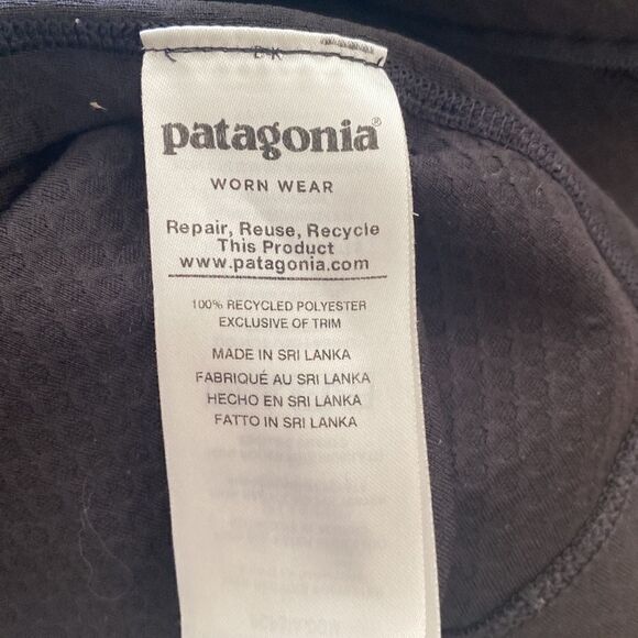 Patagonia sz s black Capilene mid weight base layer great pre owned condition - Picture 6 of 7